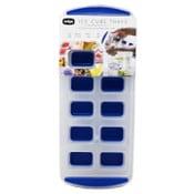 Wholesale - Edge 2pk Silicone Ice Cube Tray Jumbo Square Blue C/P 12, UPC: 190131121610